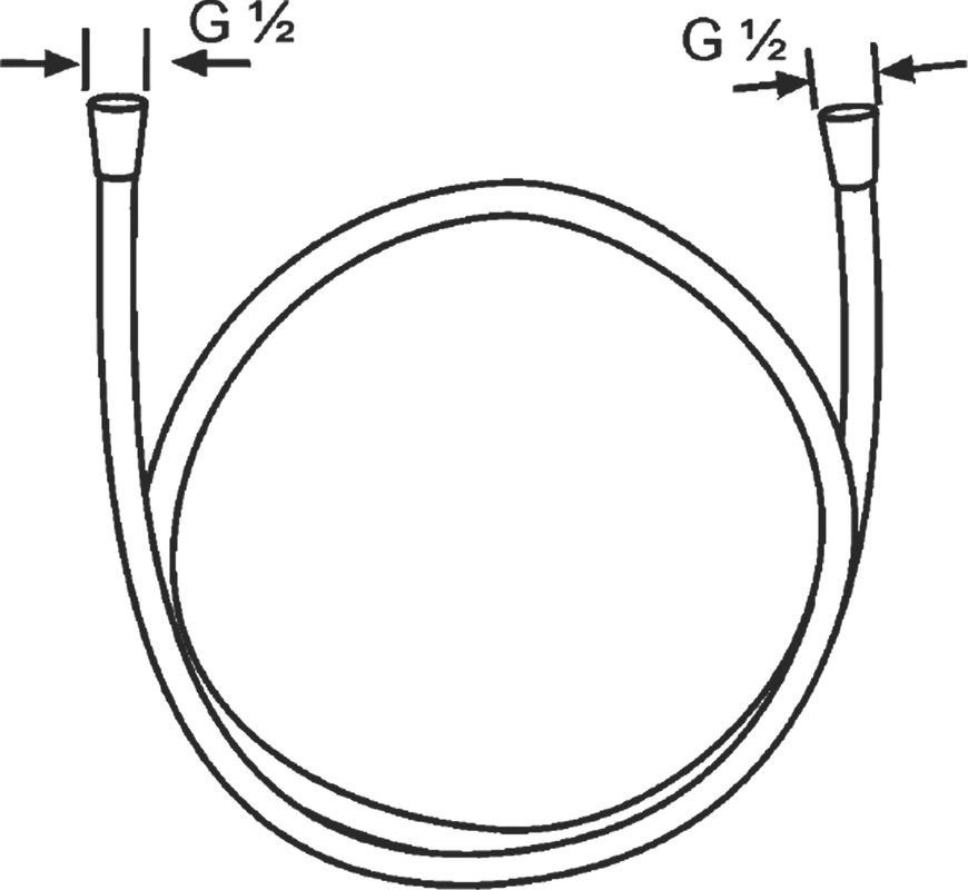 Душевой шланг Hansgrohe Isiflex 28274000