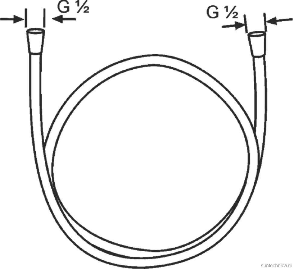Душевой шланг Hansgrohe Isiflex 28274000