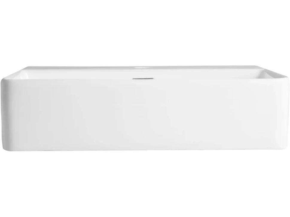 Тумба с раковиной Orange Line 60 подвесная, 2 ящика, матовая белая с раковиной B04-500W