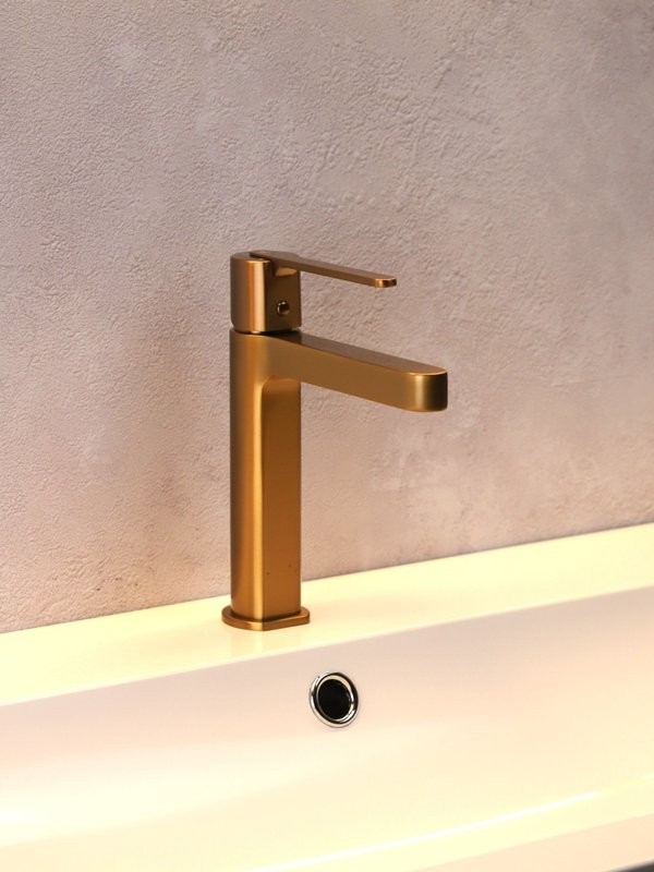 Смеситель для раковины AltroBagno Unione AltroBagnoUnione0138BC матовая медь