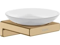 Мыльница Hansgrohe AddStoris 41746140 шлифованная бронза