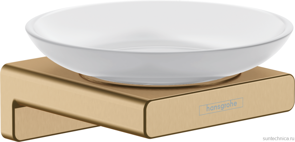 Мыльница Hansgrohe AddStoris 41746140 шлифованная бронза