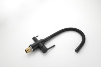 Смеситель для кухни BELZ B814 B76814-7 с гибким изливом, черный