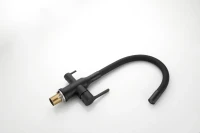 Смеситель для кухни BELZ B814 B76814-7 с гибким изливом, черный