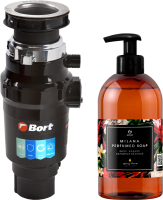 Измельчитель отходов Bort Master Eco 91275752 + жидкое мыло