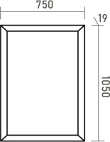 Мебель для ванной комнаты Brevita Alicante 90 подвесная, белая