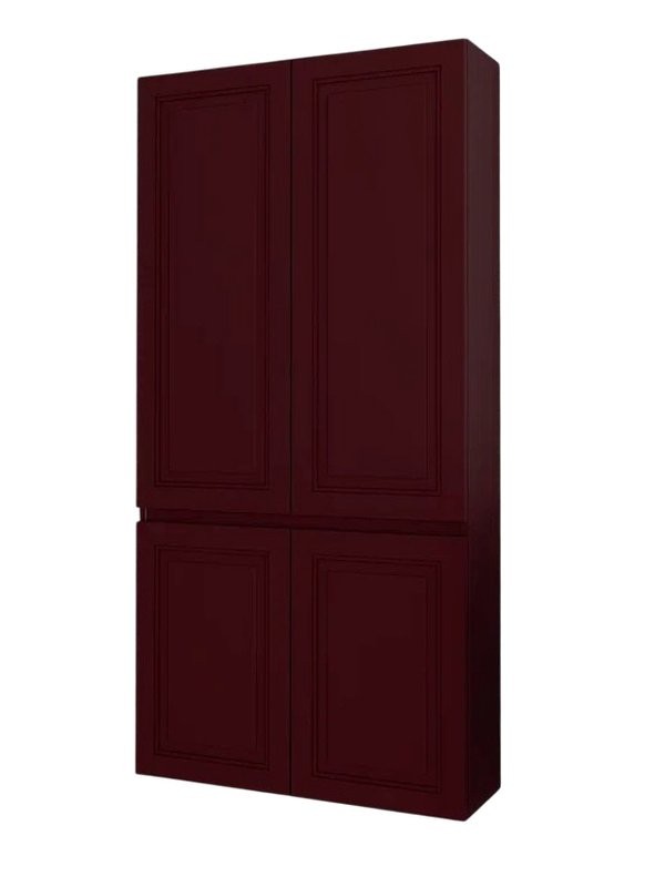 Шкаф-пенал для ванной Caprigo Wales Смальти 80 бордовый