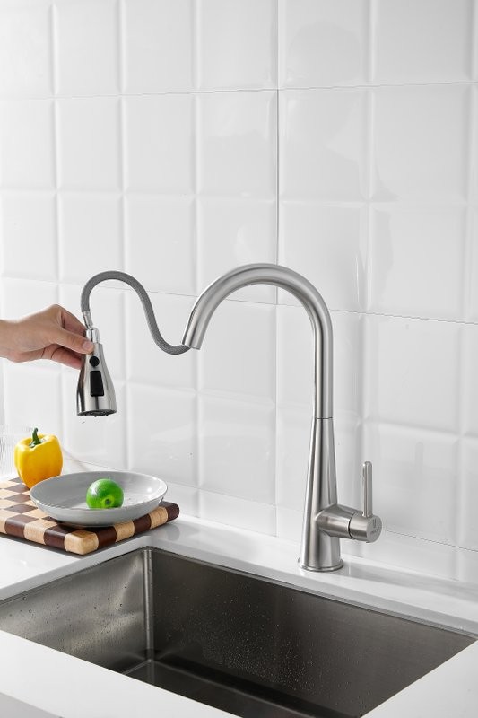 Смеситель для кухни BELZ B816 B74816-6 никель