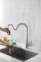 Смеситель для кухни BELZ B816 B74816-6 никель