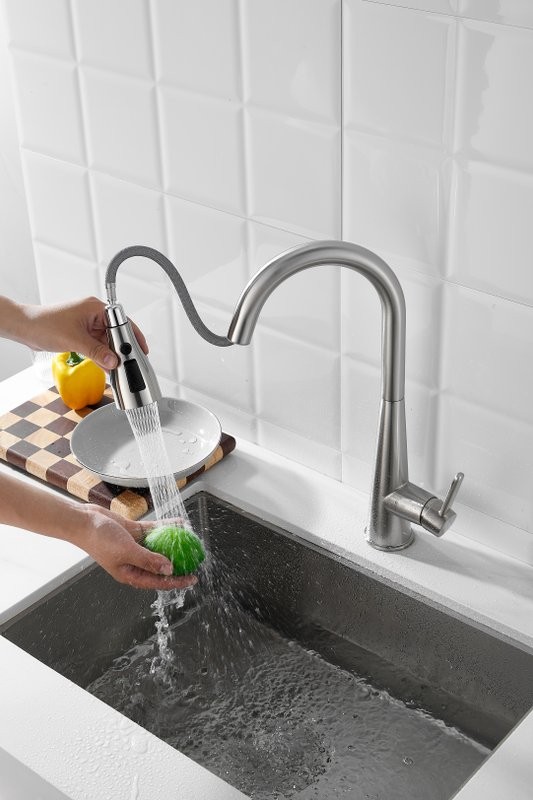 Смеситель для кухни BELZ B816 B74816-6 никель