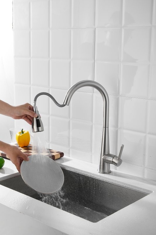 Смеситель для кухни BELZ B816 B74816-6 никель