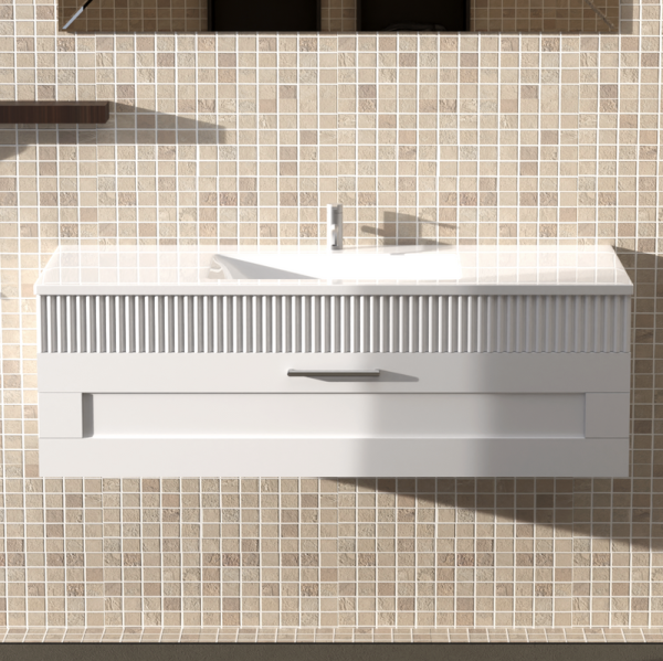 Тумба с раковиной Sanvit Турин 1 120, белая