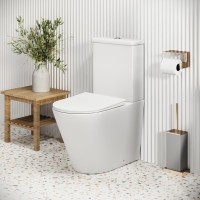 Унитаз-компакт напольный Grossman Color GR-4480MS безободковый, с микролифтом, белый матовый