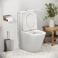 Унитаз-компакт напольный Grossman Color GR-4480MS безободковый, с микролифтом, белый матовый