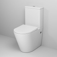 Унитаз-компакт напольный Grossman Color GR-4480MS безободковый, с микролифтом, белый матовый