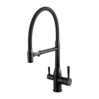 Смеситель для кухни Frap F4398-6 черный