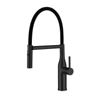 Смеситель для кухни Gappo G4098-26 с гибким изливом, черный