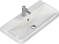 Тумба с раковиной Velvex Jill 80 белая матовая Тумба с раковиной Velvex Jill 80 белая матовая