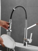 Смеситель для кухни Haiba HB73826 хром