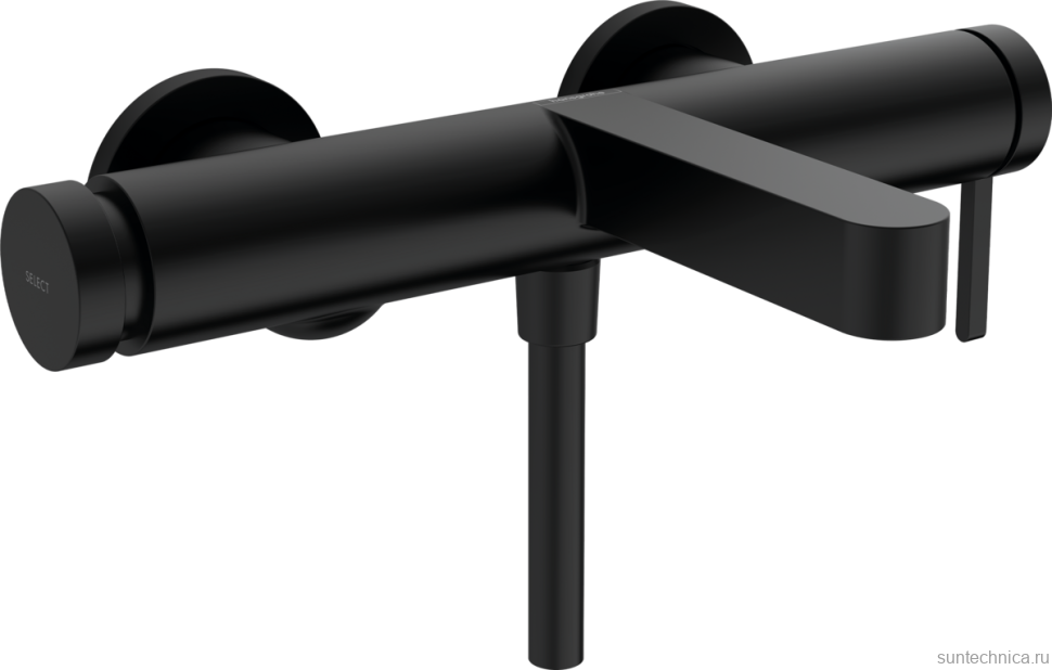 Смеситель для ванны с душем Hansgrohe Finoris 76420670 матовый черный