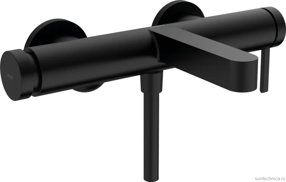 Смеситель для ванны с душем Hansgrohe Finoris 76420670 матовый черный