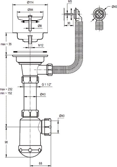Мойка кухонная Granula 8002, пирит