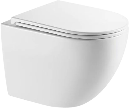 Унитаз подвесной Grossman Торнадо GR-4411SQC безободковый, с микролифтом