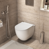 Унитаз подвесной Grossman Торнадо GR-4411SQC безободковый, с микролифтом