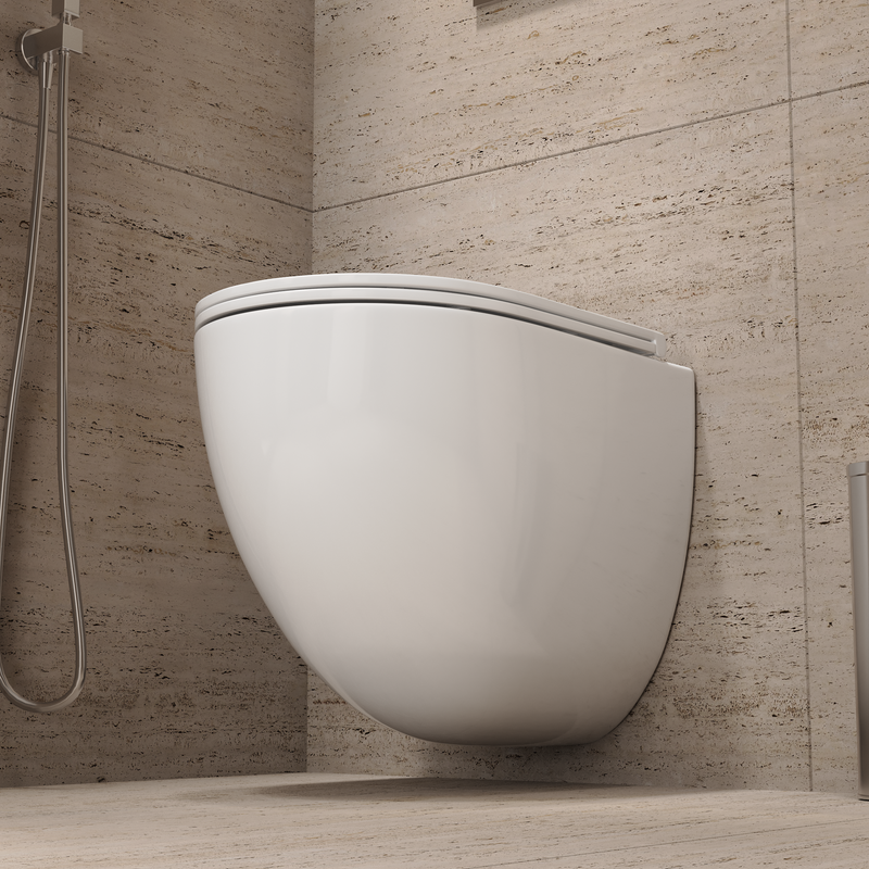 Унитаз подвесной Grossman Торнадо GR-4411SQC безободковый, с микролифтом