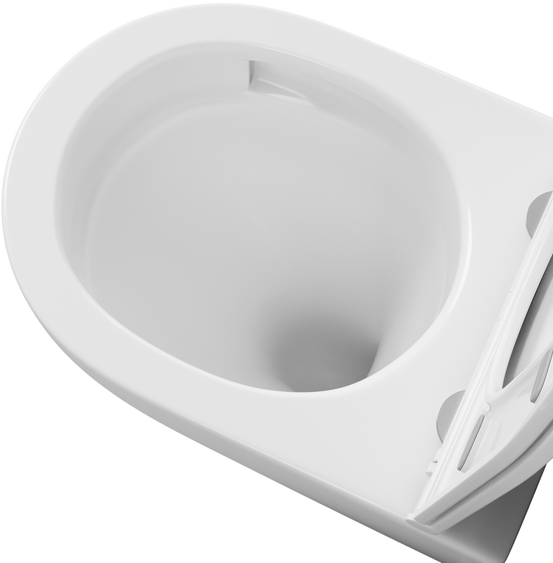 Унитаз подвесной Grossman Торнадо GR-4411SQC безободковый, с микролифтом