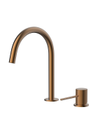 Смеситель для раковины AltroBagno Биланча 010904BC матовая медь