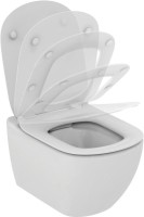 Комплект Унитаз подвесной Ideal Standard Tesi T355101 безободковый с микролифтом + Инсталляция Prosys Frame 120 M R020467 + Кнопка Oleas R0121AA хром