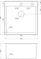 Мойка кухонная Domaci Равенна PVD DMB-117A брашированная сталь Мойка кухонная Domaci Равенна PVD DMB-117A брашированная сталь