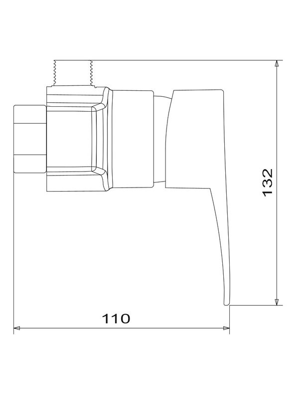 Смеситель для душа РМС PL5 PL5-003 белый