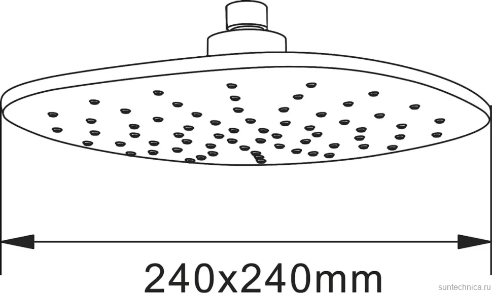 Верхний душ Agger Marine Marine ATS05