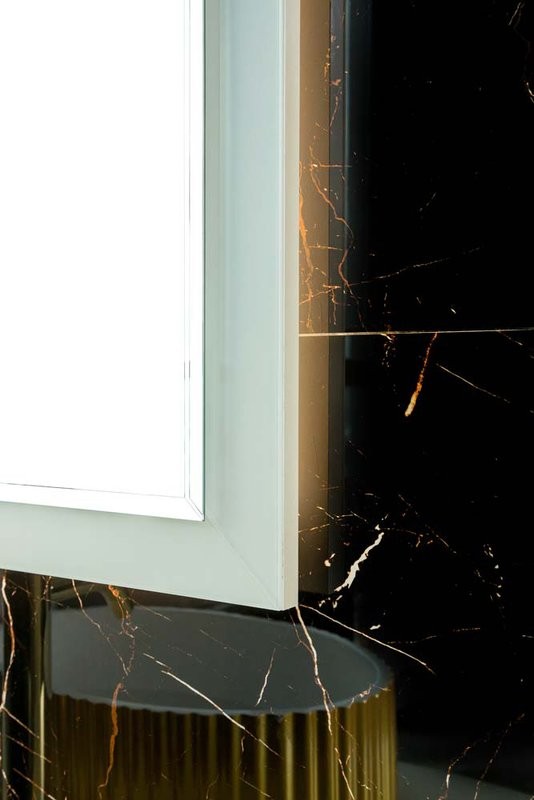 Зеркало Armadi Art NeoArt Dolce 70x105 жемчужное белое, с подсветкой