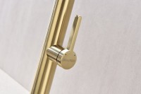 Смеситель для кухни Paulmark Leader Le214101-LG с гибким изливом, светлое золото