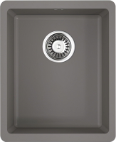 Комплект Мойка Omoikiri Kata 34-U-GR leningrad grey + Измельчитель Nagare 500