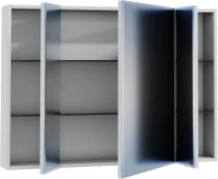 Мебель для ванной комнаты СаНта Марс 29, L 2 ящика, напольная, для стиральной машины