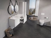 Тумба под раковину без столешницы Ravak Classic II SD 130 глянцевая белая, белая