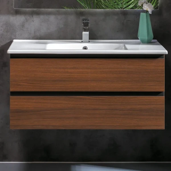 Тумба под раковину Armadi Art Capolda 100 dark wood