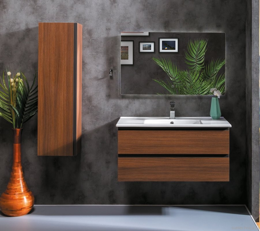 Тумба под раковину Armadi Art Capolda 100 dark wood