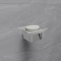 Мыльница Lemark Smooth line 9741016 хром