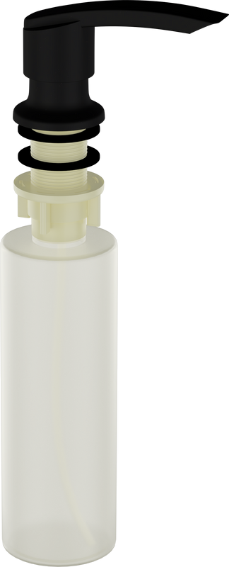 Дозатор для кухонной мойки Ulgran Quartz UQ 02 уголь