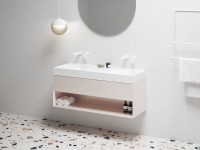 Тумба под раковину без столешницы Ravak Lite SD 120 алебастровая розовая