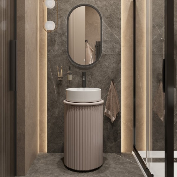 Мебель для ванной комнаты STWORKI Lotus 42 white