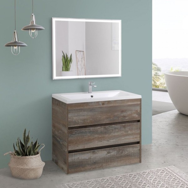 Мебель для ванной комнаты Art&Max Family 100, напольная, Pino Esotica