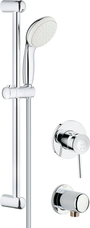 Душевой комплект Grohe BauClassic 29048000 + 27924001 + 28671000