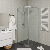 Душевой уголок Ceruttispa Viva 90 N 90x90, профиль хром