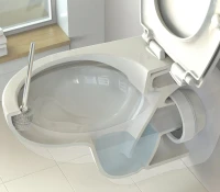 Комплект Унитаз подвесной Ideal Standard Eurovit K881201 безободковый + Крепления Geberit Duofix 111.815.00.1 к стене + Звукоизоляция + Инсталляция UP 320 111.300.00.5 + Кнопка Sigma 01 115.770.JQ.5 лакированная, матовый хром
